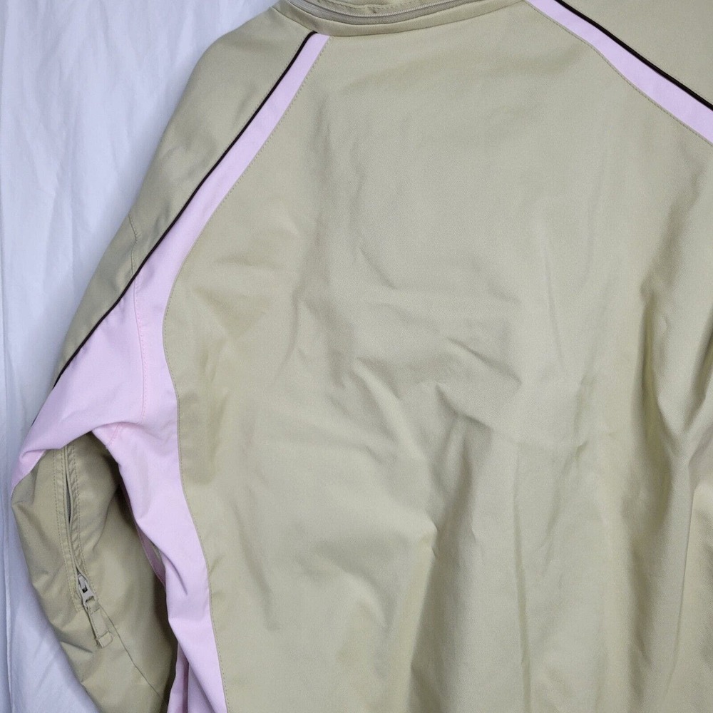 DNA Descente of North America Insulated Ski Jacket Womens Pockets Tan & Pink - Picture 14 of 16